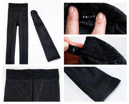 FALKE Glitzer Strumpfhose Silvester Grösse S Neuwertig