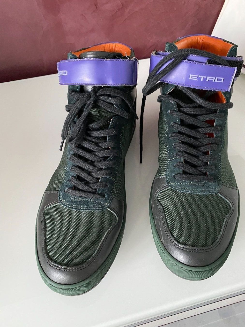 Etro Scarpe da uomo: ETRO  Stiefel mit Kontrastdetail Gr 43 – Nuovo (secondo la descrizione) da Volketswil venduto da praxis12 3