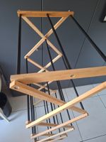 ausziehbarer/vertikaler Wäscheständer, Bambus