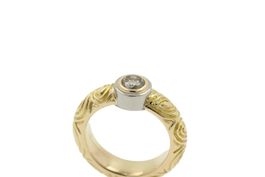 Brillant Solitär Ring 0.53ct 18K Majo Fruithof *S3545