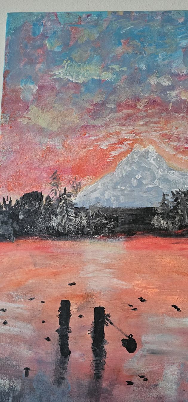 Dipinti: Original Gemälde "Pilatus" Abendröte – Nuovo (secondo la descrizione) da Küssnacht am Rigi venduto da Muerschel 1