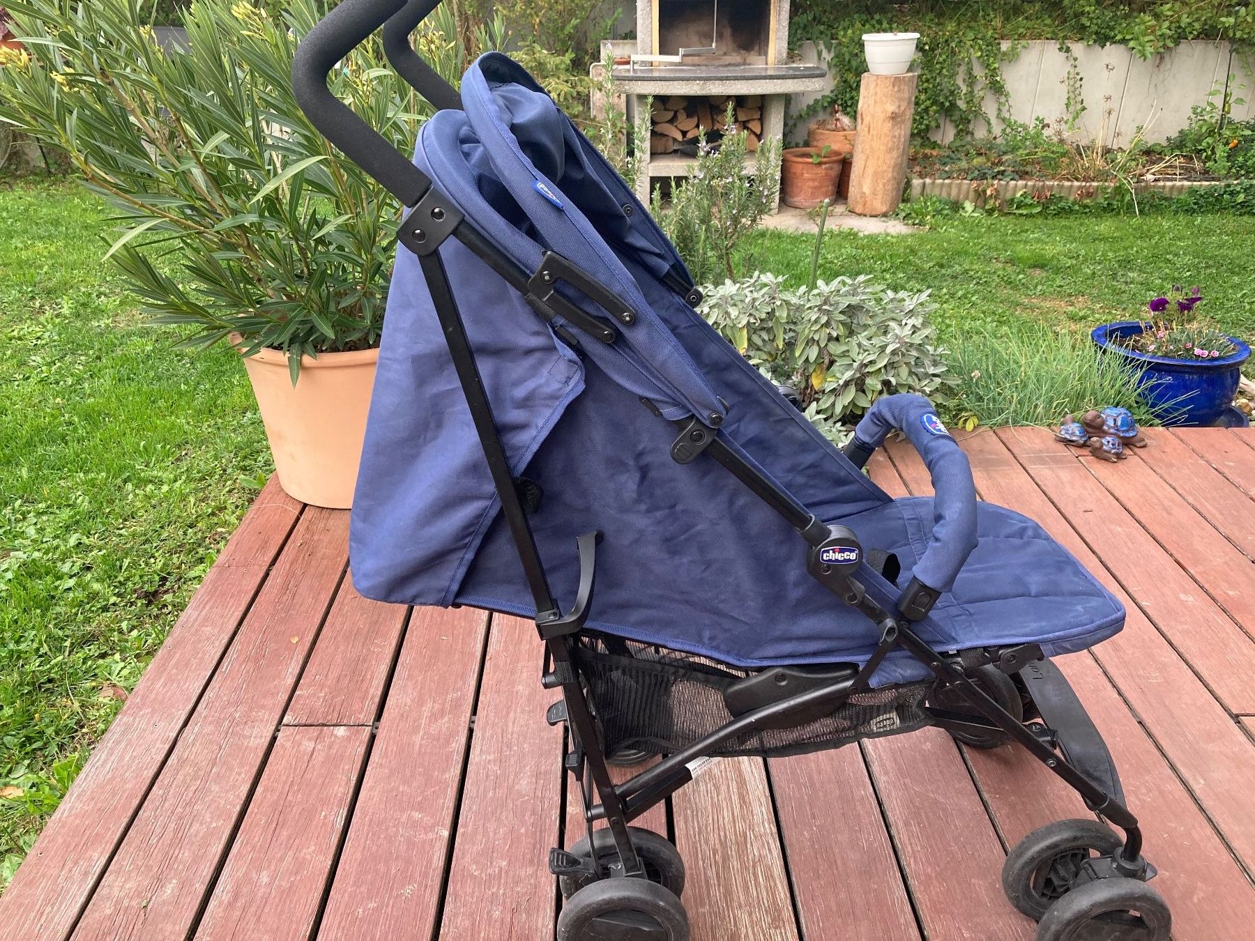 Carrozzine: Buggy Chicco London dunkelblau – Usato da Bern venduto da Razfaz76 4