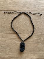 Steinkette ONYX Drachenmotiv