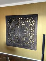 Wanddekoration / Holz / Schnitzerei 