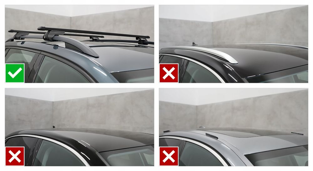 Menabo Dachträger Für Mercedes EQB 2022-2025 - Alu Gepäckträger Bis 90kg TÜV