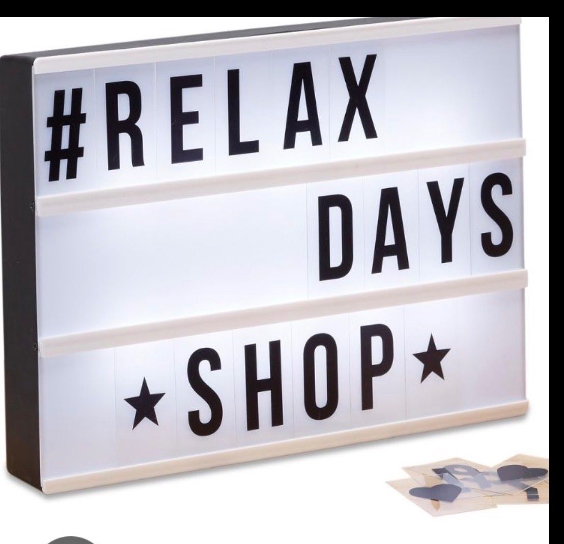 Tutte le decorazioni: Lightbox mit Buchstaben – Nuovo (secondo la descrizione) da Cham venduto da nnrnld