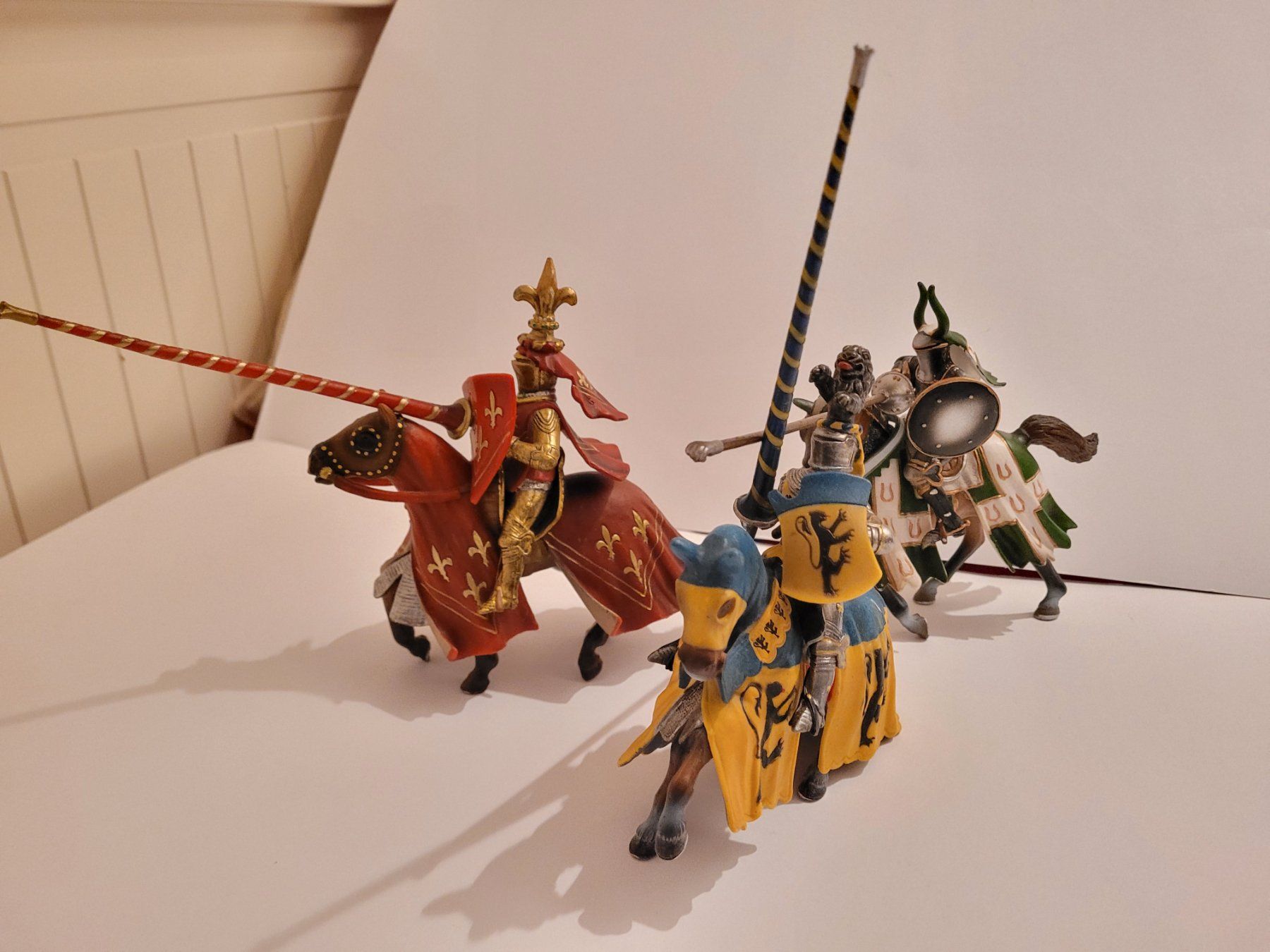 Schleich Giocattoli: 3 Schleich ritter figuren mit pferd. Top ! – Usato da La Tour-de-Peilz venduto da estelle69 8