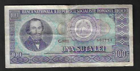 Banconote: Romania  100  Lei  Gebraucht – Usato da Gordola venduto da coinsandnotes