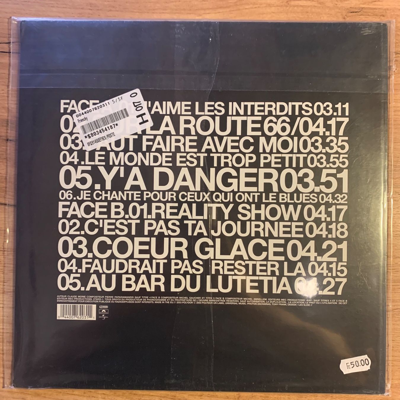 Dischi in vinile: EDDY MITCHELL - FRENCHY...OG FR 2003...SEALED – Usato da Gals venduto da Diskopatshop 1