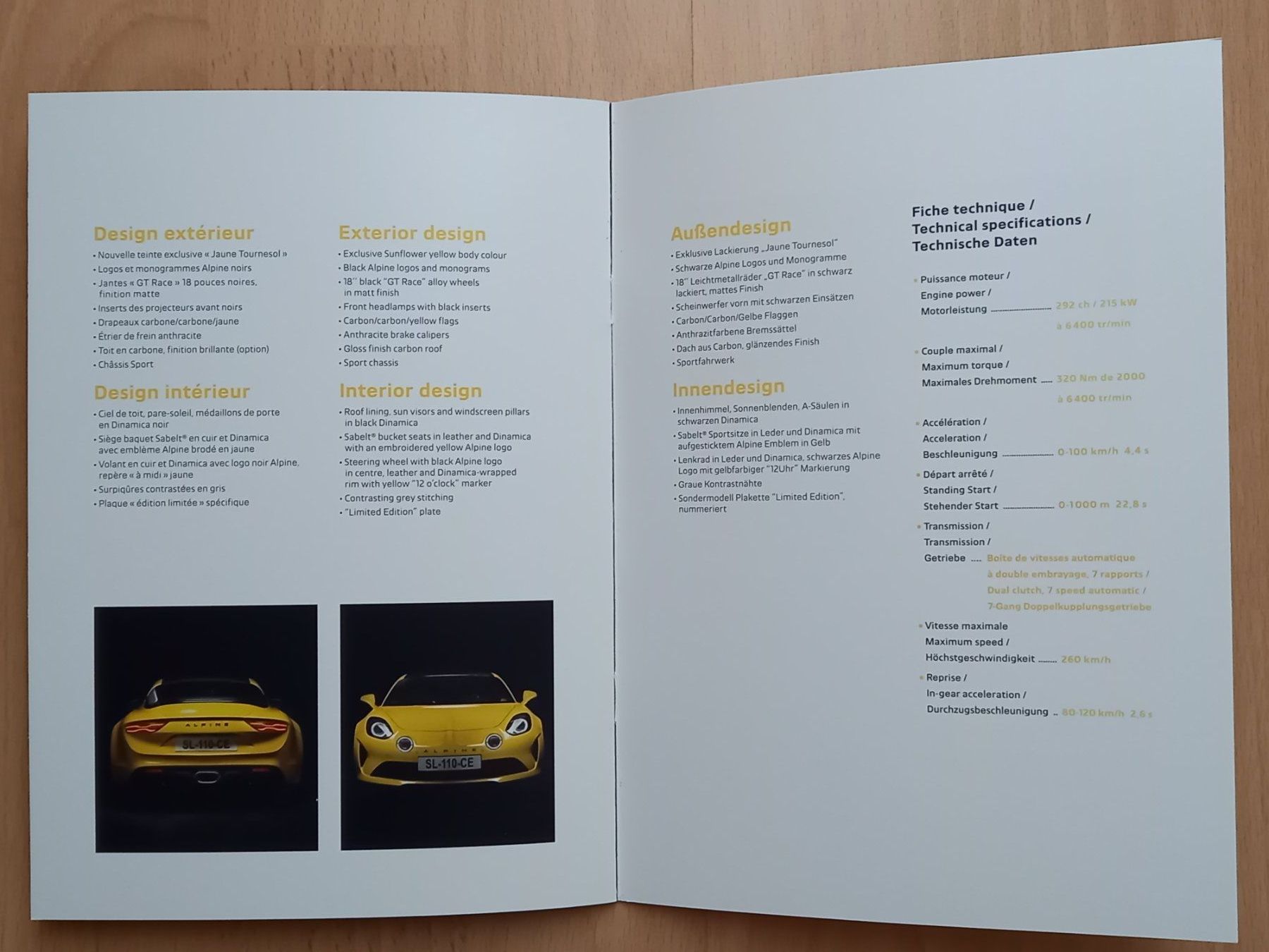 Renault Dokumente: Prospekt Alpine A110 Color Edition 2020 – Neu (gemäss Beschreibung) aus Eschlikon TG von rnlt 4