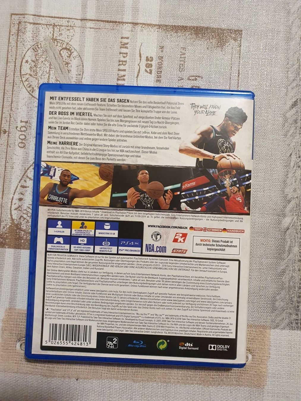 Giochi: NBA 2K 2019 PS4 – Usato da Ostermundigen venduto da ala_pt5h 1