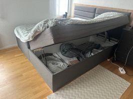 Modernes Boxspringbett 180x200 cm mit Bettkasten zu verkaufe