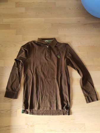 Abercrombie & Fitch long sleeve polo shirt, size L mens