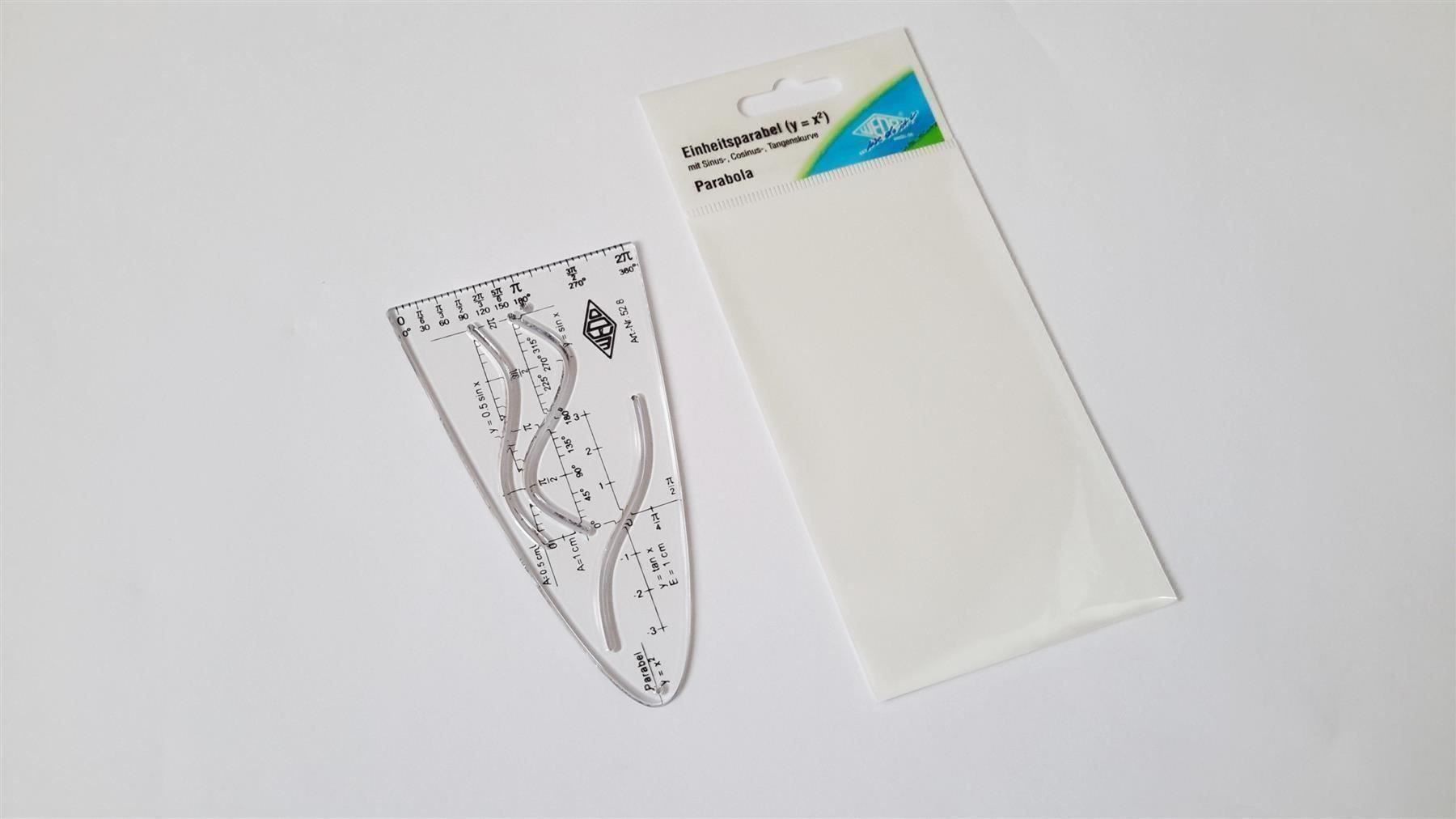 Schablonen: Schablone Einheitsparabel Y=X2 – Neu und originalverpackt aus St. Gallen von cointec 5