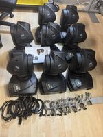 8 Martin MiniMAC Profile Moving Heads mit Zubehör