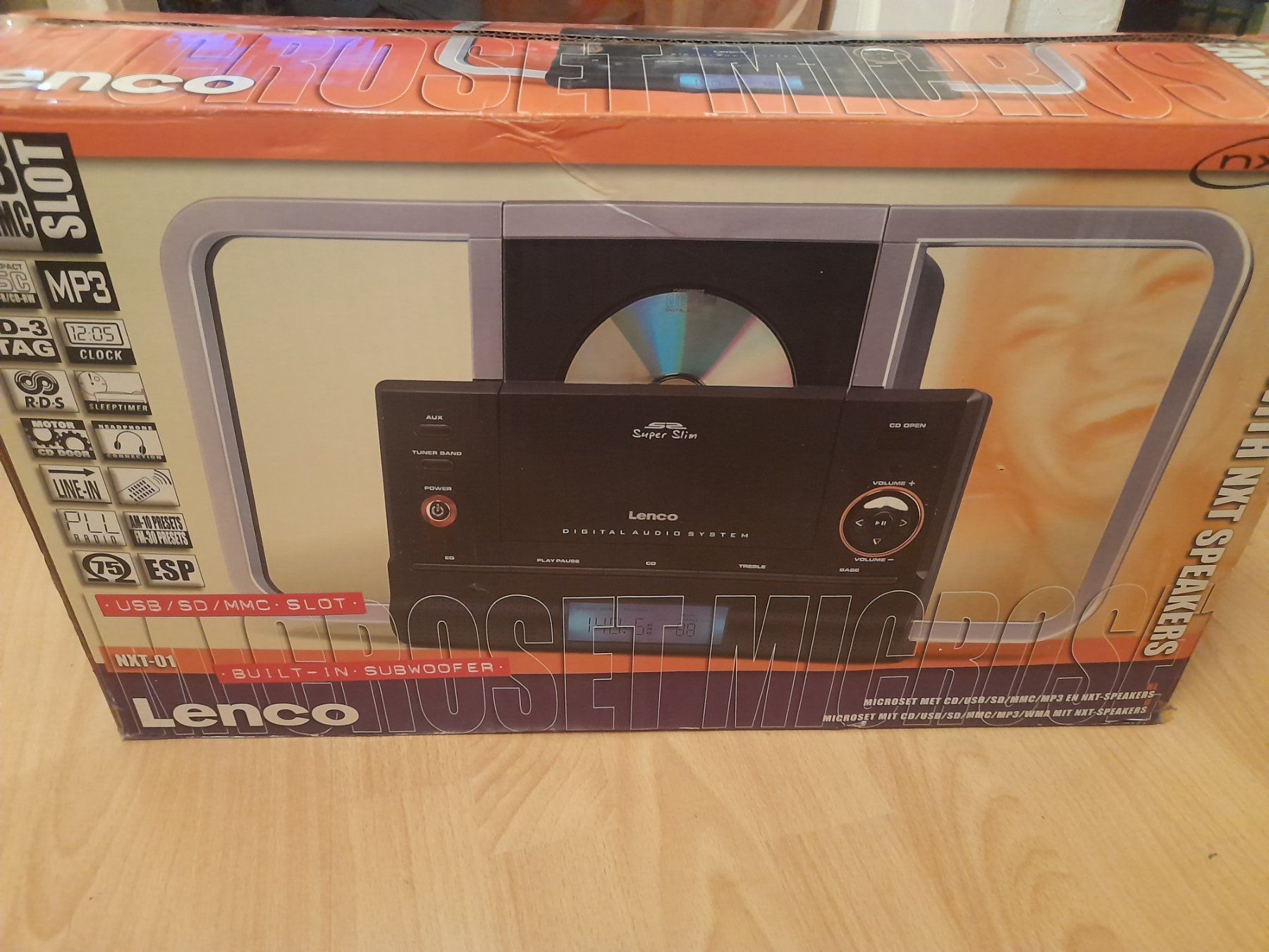 Lenco Lettore multimediale & Streamer: Lenco Digital Audio System mit USB/CD/MP3/MP3 NEU – Nuovo e nell'imballaggio originale da Lustmühle venduto da chevi03