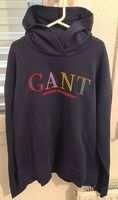 Gant Herren Kapuzenpullover - Größe S - Schwarz