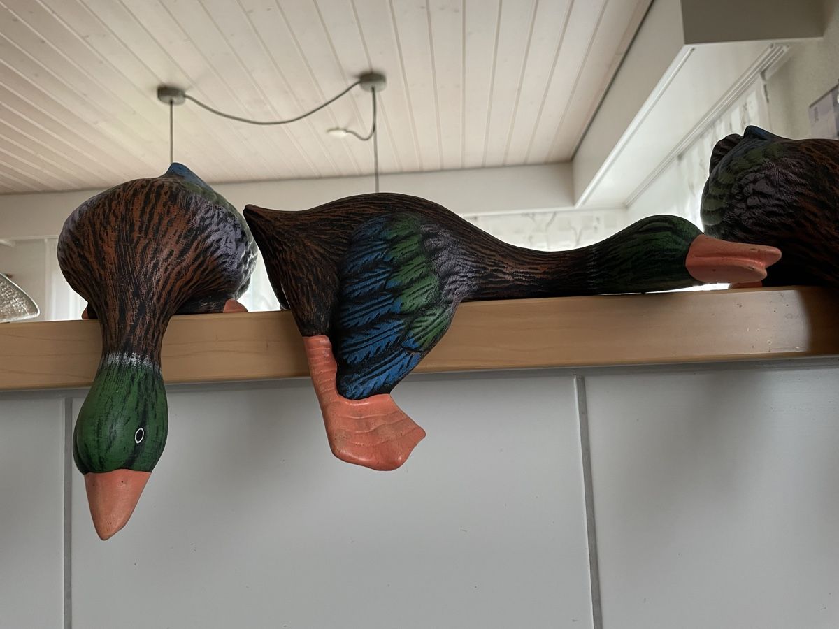 Tutte le decorazioni: Keramikfiguren, 4 Stk., Enten, Kantenhocker – Usato da Bubendorf venduto da Yoru 5