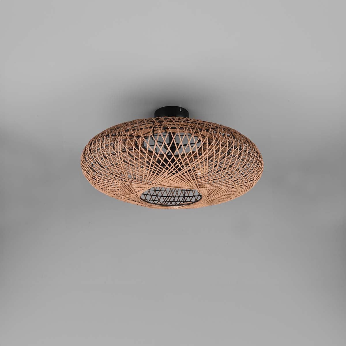 Lampadari & plafoniere: Deckenleuchte, Rund, Sisal, 52 cm Ø – Nuovo (secondo la descrizione) da Kreuzlingen venduto da Smart-Light 2