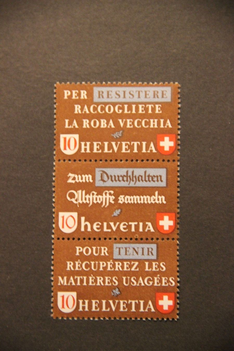 Alle Briefmarken: Schweiz 1942 - Altstoffe sammeln III** – Neu (gemäss Beschreibung) aus Jona von Southafrica07