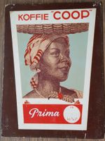 Plakat Werbeschild  Koffie Coop 1930er