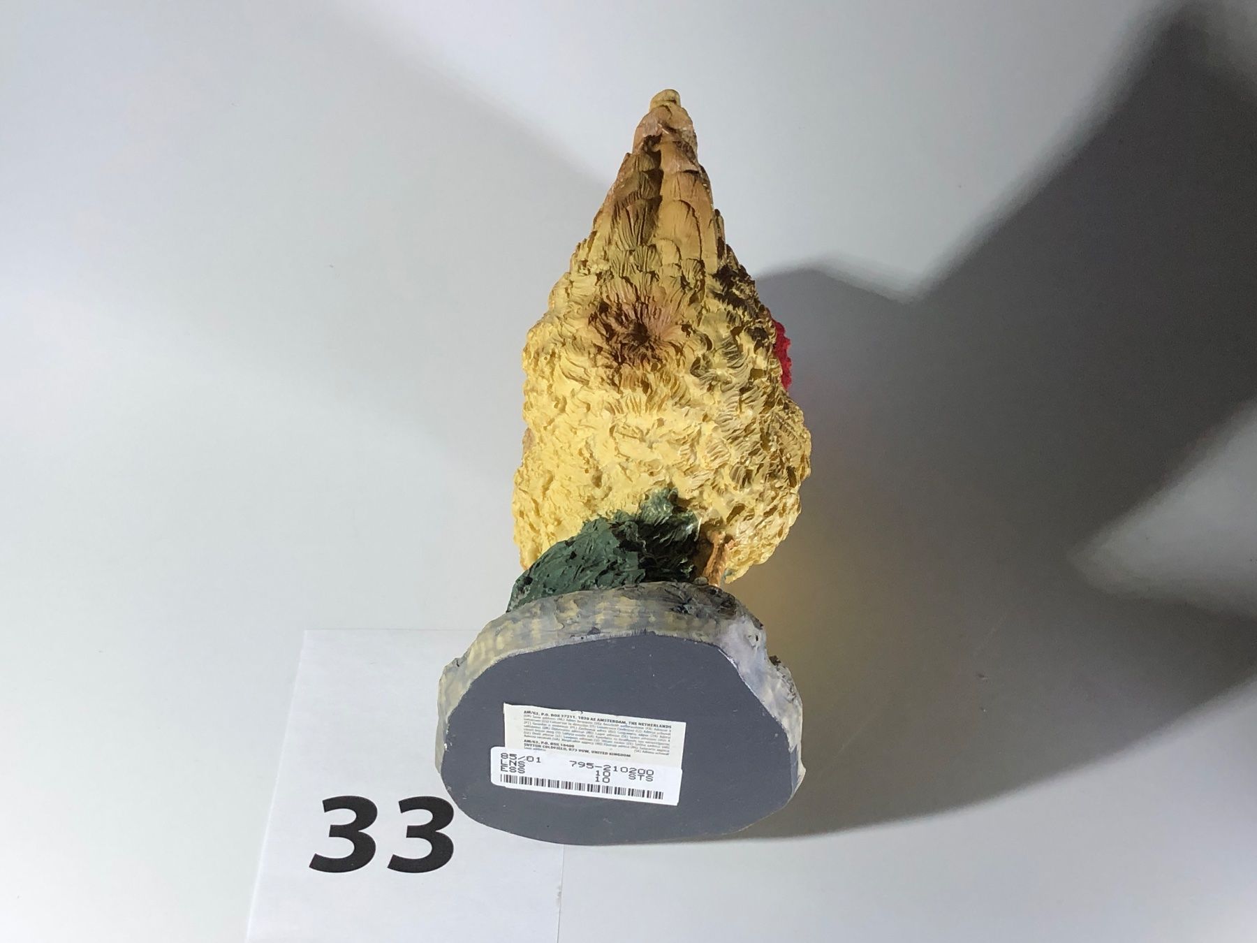 Statuette: Huhn / Polyresin - ca. 23 cm hoch / Nr33 – Nuovo (secondo la descrizione) da Bergdietikon venduto da Garak 7