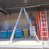 2 Alu Leitern Bockleiter Zarges