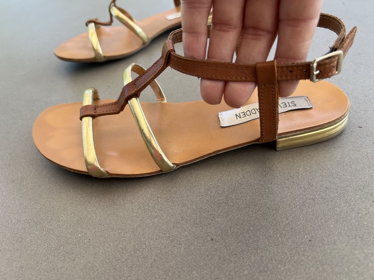 Steve Madden Scarpe da donna: Leder Sandalen Gr. 38 – Usato da HORGEN venduto da vladibarca10 3