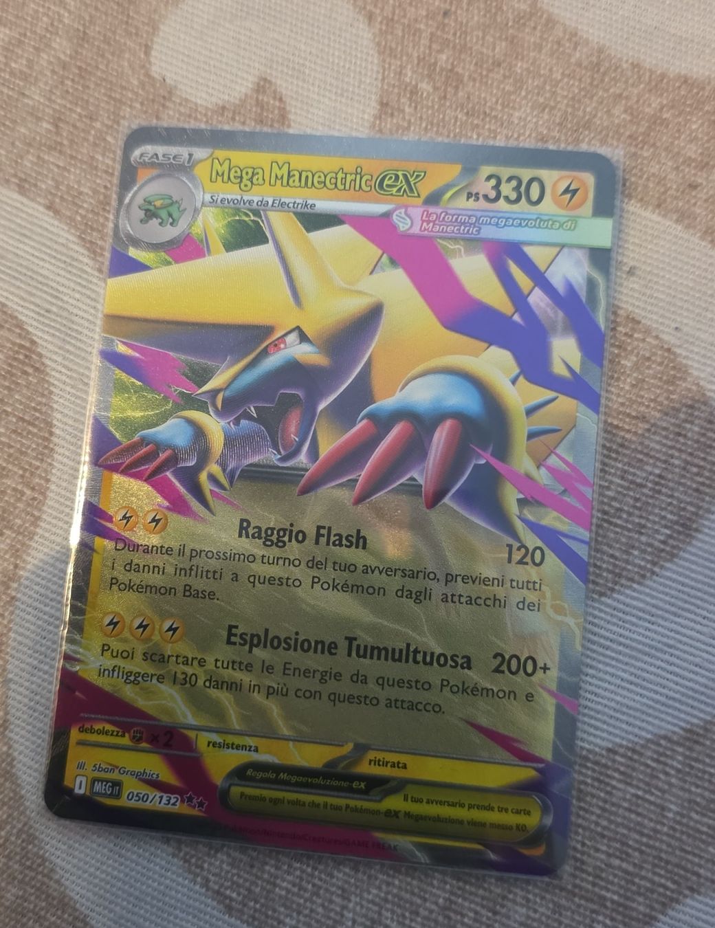 Pokémon Carte collezionabili: Carta Pokémon Mega Manectric EX - – Usato da Massagno venduto da Arj87