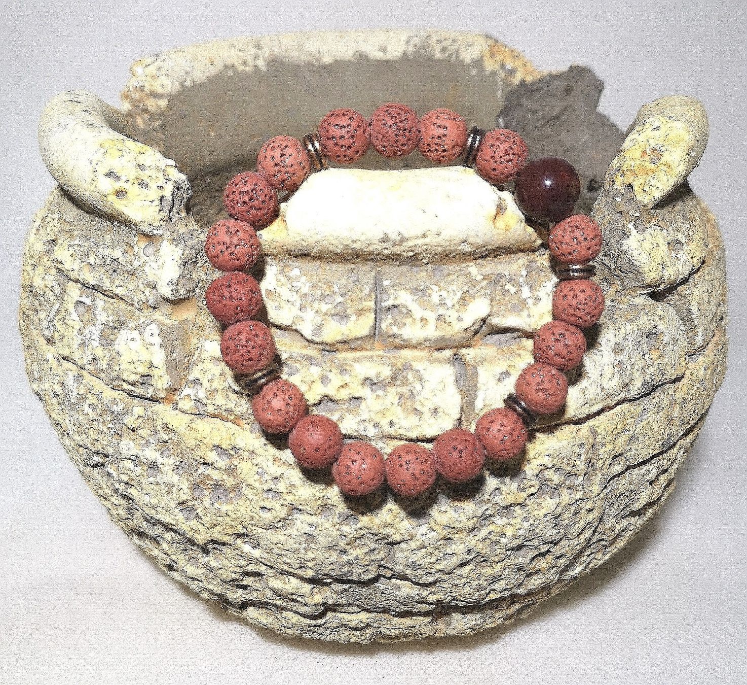 Bracciali & Braccialetti: altrosa Lavastein Armk. - Spendenaktion – Nuovo (secondo la descrizione) da Unterkulm venduto da Nachtigall 3