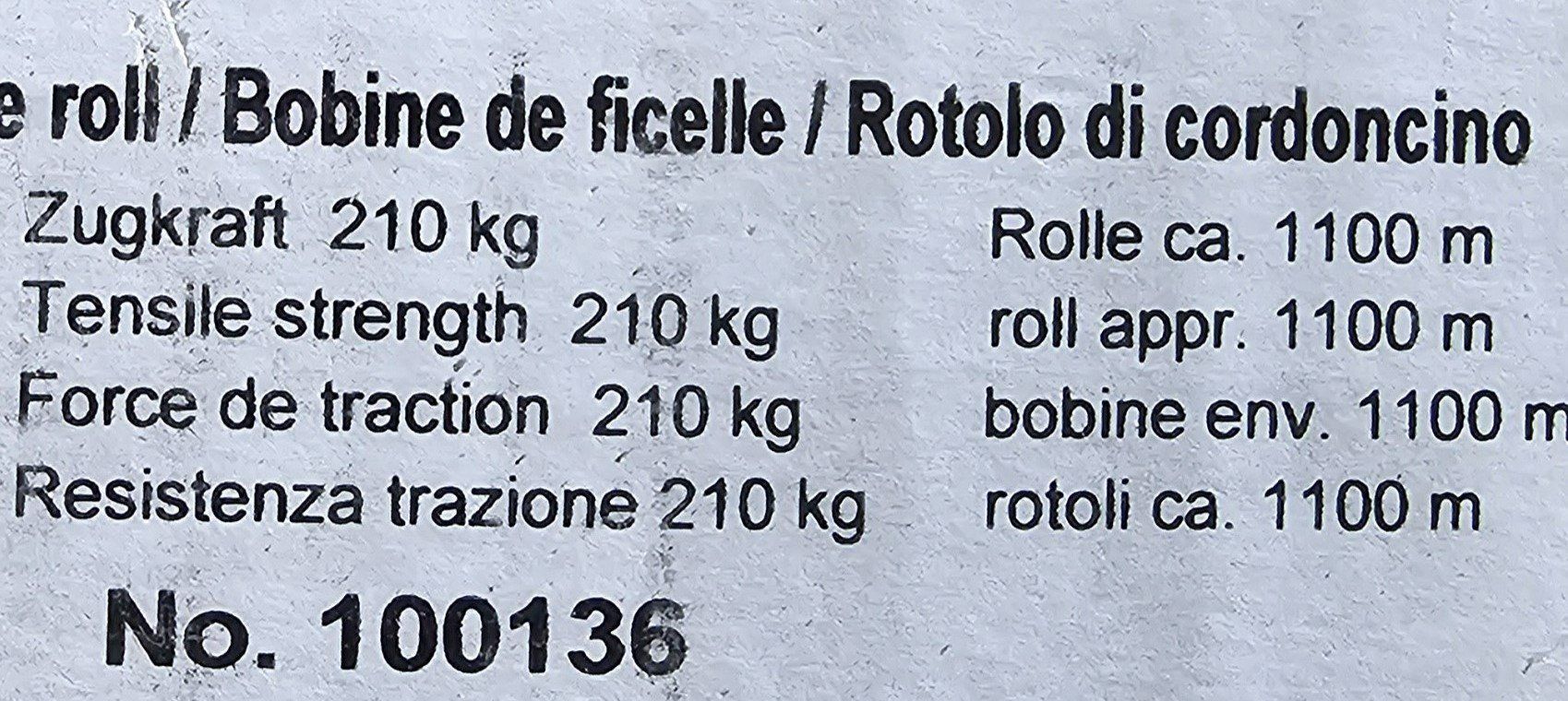 Alle Werkzeuge: Kabel - Zugschnur aus 100 % Polyolefine. – Neu und originalverpackt aus Rüdtligen von Carfield04