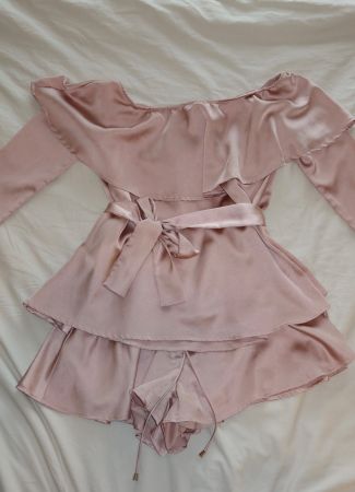 Luftiger Zweiteiler von Sabo Skirt, Altrosa