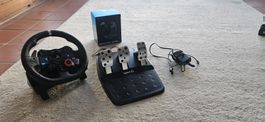 Logitech G29 Rennlenkrad mit Pedalen und  Shifter gebraucht