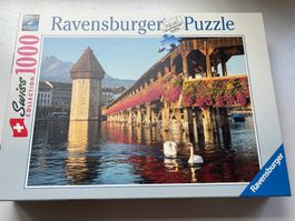 Ravensburger Puzzle "Kapellbrücke Luzern" 1000 Teile Top ...