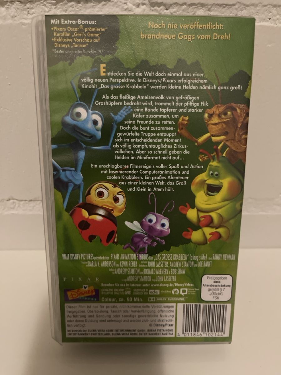 Alle VHS: Das grosse Krabbeln VHS Disney Pixar  – Gebraucht aus Unterkulm von AnoliOccasion 1