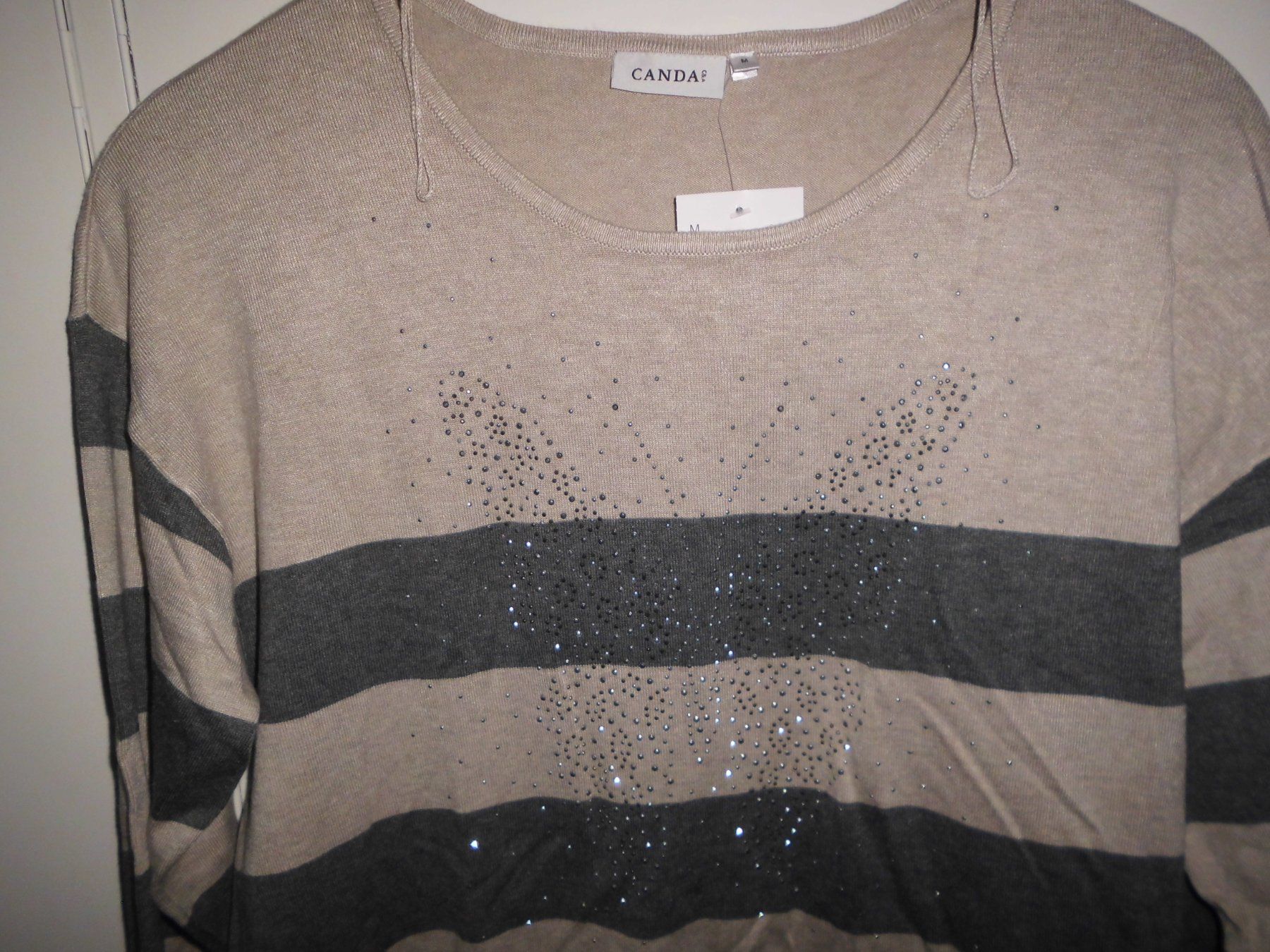 Pulls & Sweat-shirts: Pull léger beige/gris T. M – Neuf (Voir description) à Marin-Epagnier par Madja 1