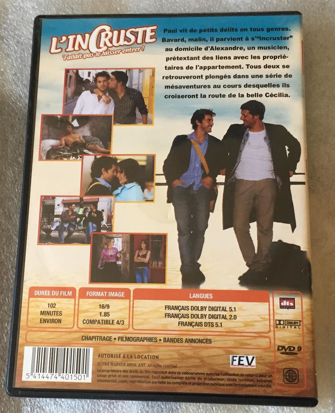 Alle DVDs: L'INCRUSTE avec Titoff / Diefenthal - DVD Comédie – Gebraucht aus Genève von Cockattoo 1
