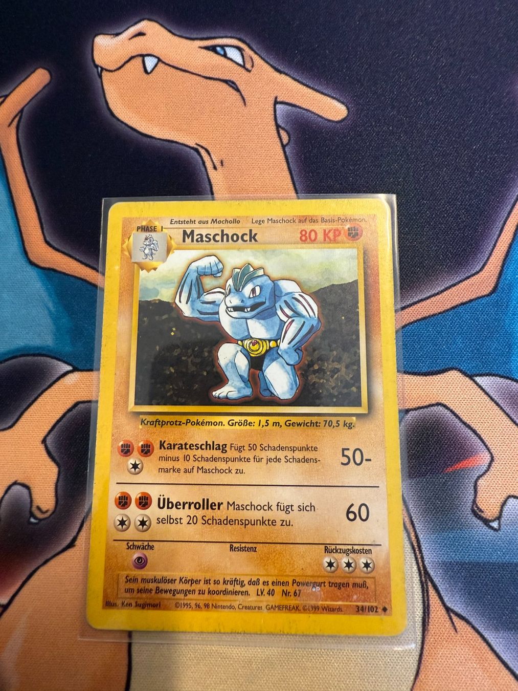 Pokémon Carte collezionabili: Maschock (BS 34) - Base Set – Usato da Bülach venduto da Pfrenzel