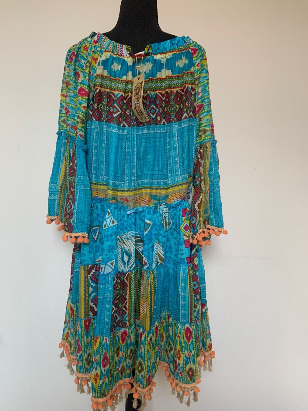 Kleider: Boho Stufenkleid im Positano Style – Neu (gemäss Beschreibung) aus Sigriswil von ck56 4