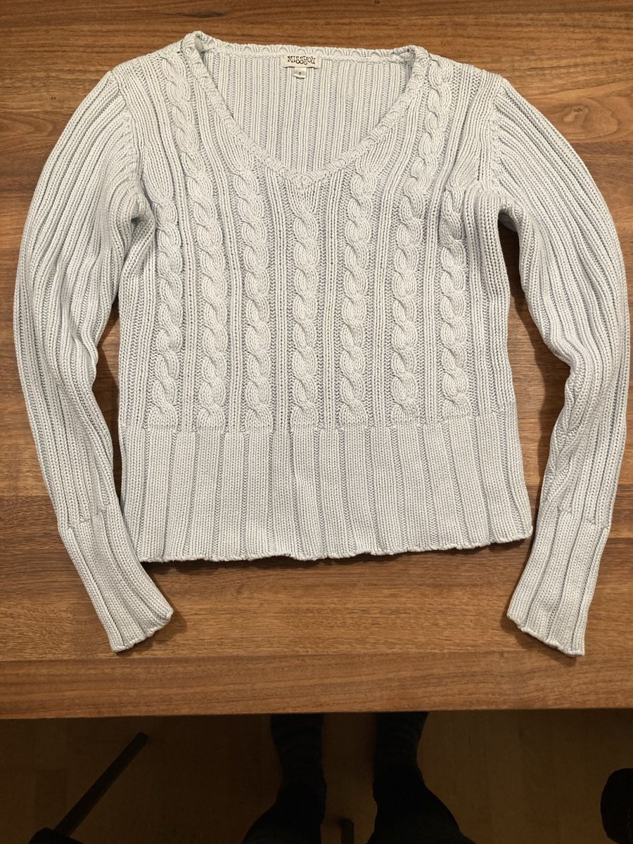 Maglioni & Felpe: Hellblauer Garnpullover S – Usato da Kesswil venduto da Branca-01 5