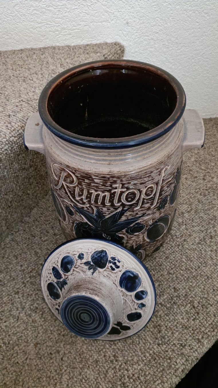 Pentole: Keramik Rumtopf mit Deckel – Usato da Belp venduto da selinez123 3