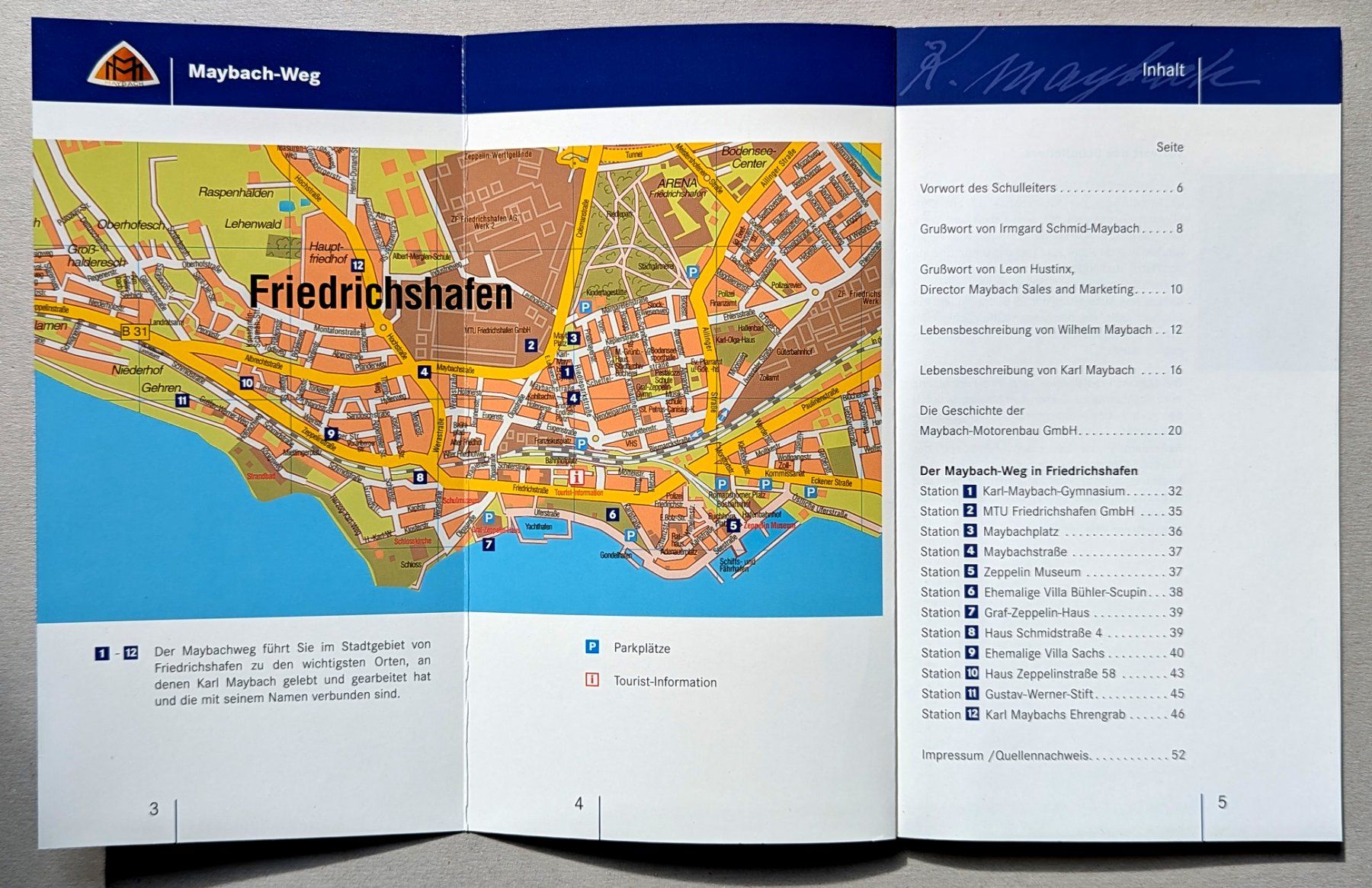 Documenti: Originalprospekt "Mayback-Weg", v. 2005 – Nuovo (secondo la descrizione) da Olten venduto da VanishingPoint.71 1