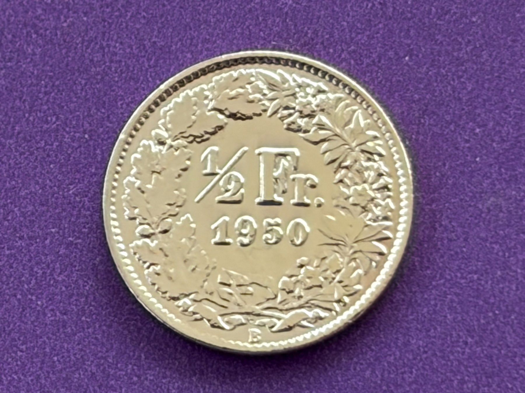 Tutti le monete: 1/2 Fr. 1950 sehr schön – Usato da Kräiligen venduto da wolle2101