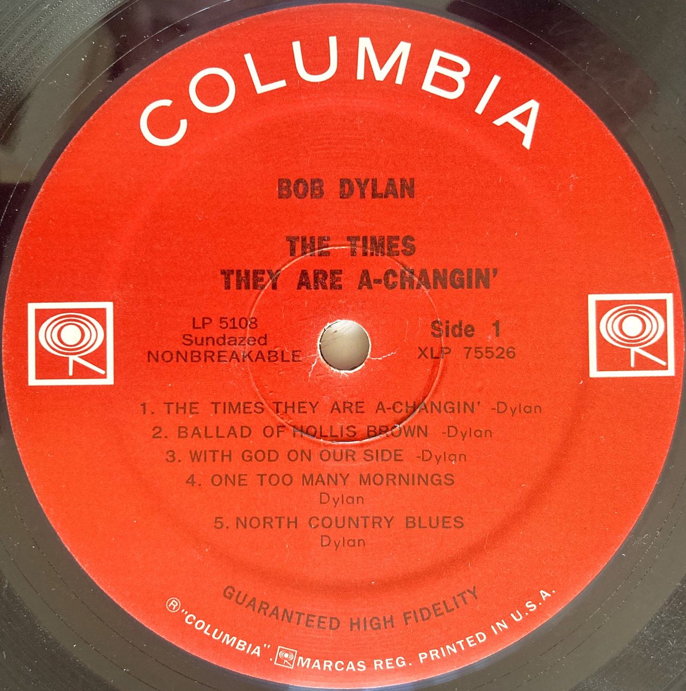 Dischi in vinile: BOB DYLAN - THE TIMES THEY ARE A-CHANGIN' – Usato da Bottens venduto da hotter-than-hell 2