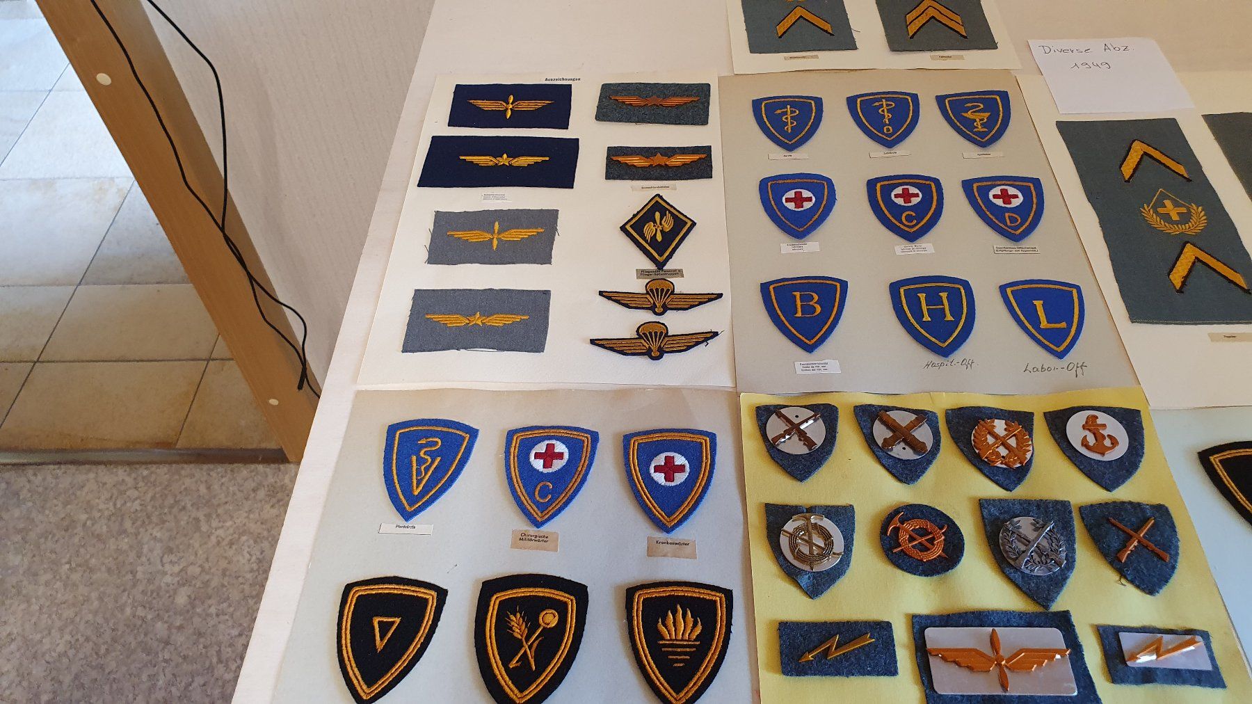 Schweizer Armee Placchette & Badge: Schweizer Militär div. Abzeichen Ord. 1949 – Usato da Richigen venduto da Auerhahn11 2
