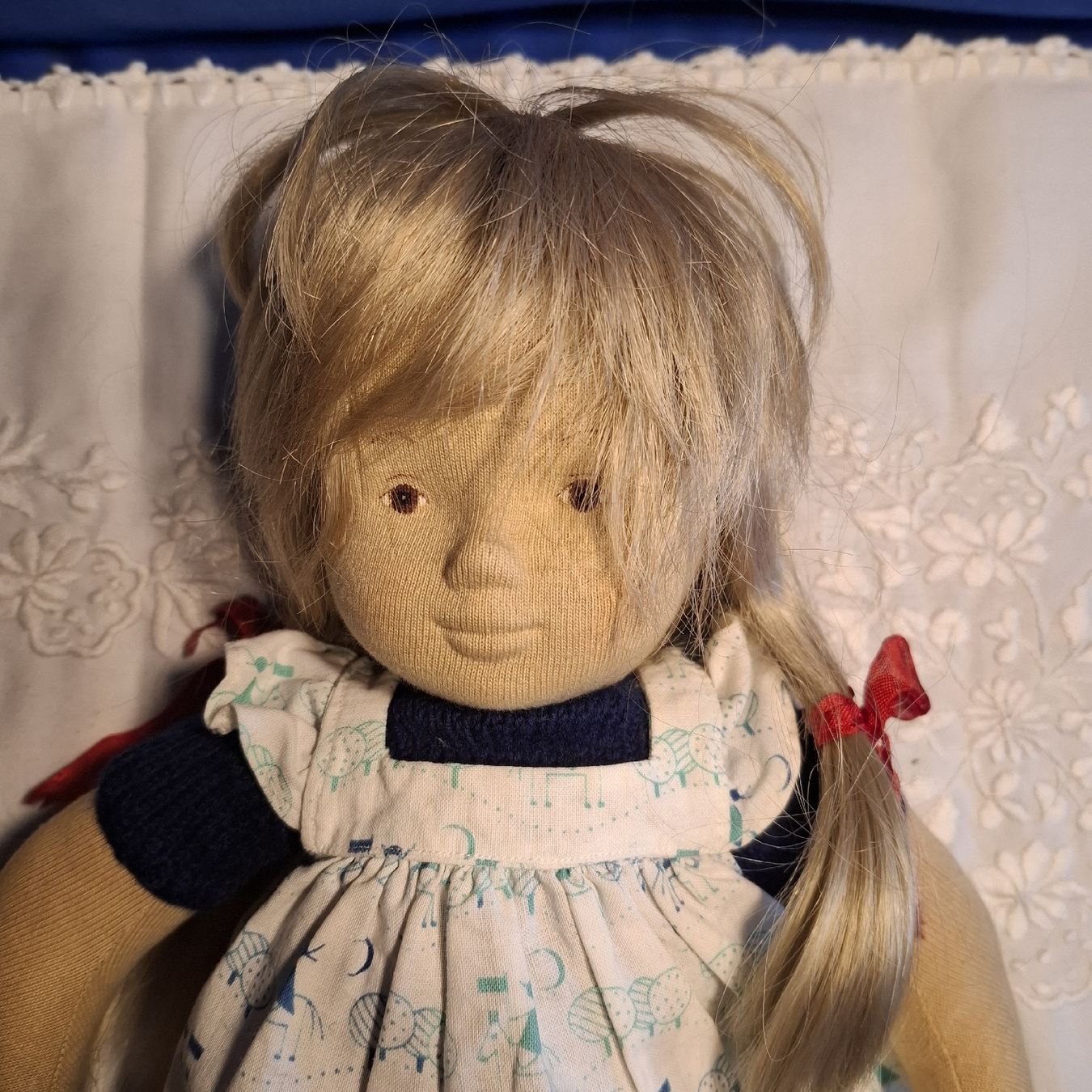 Puppen: Alte Puppe Komplett überzogen mit Stoff – Gebraucht aus Nürensdorf von DANG3REUX 1