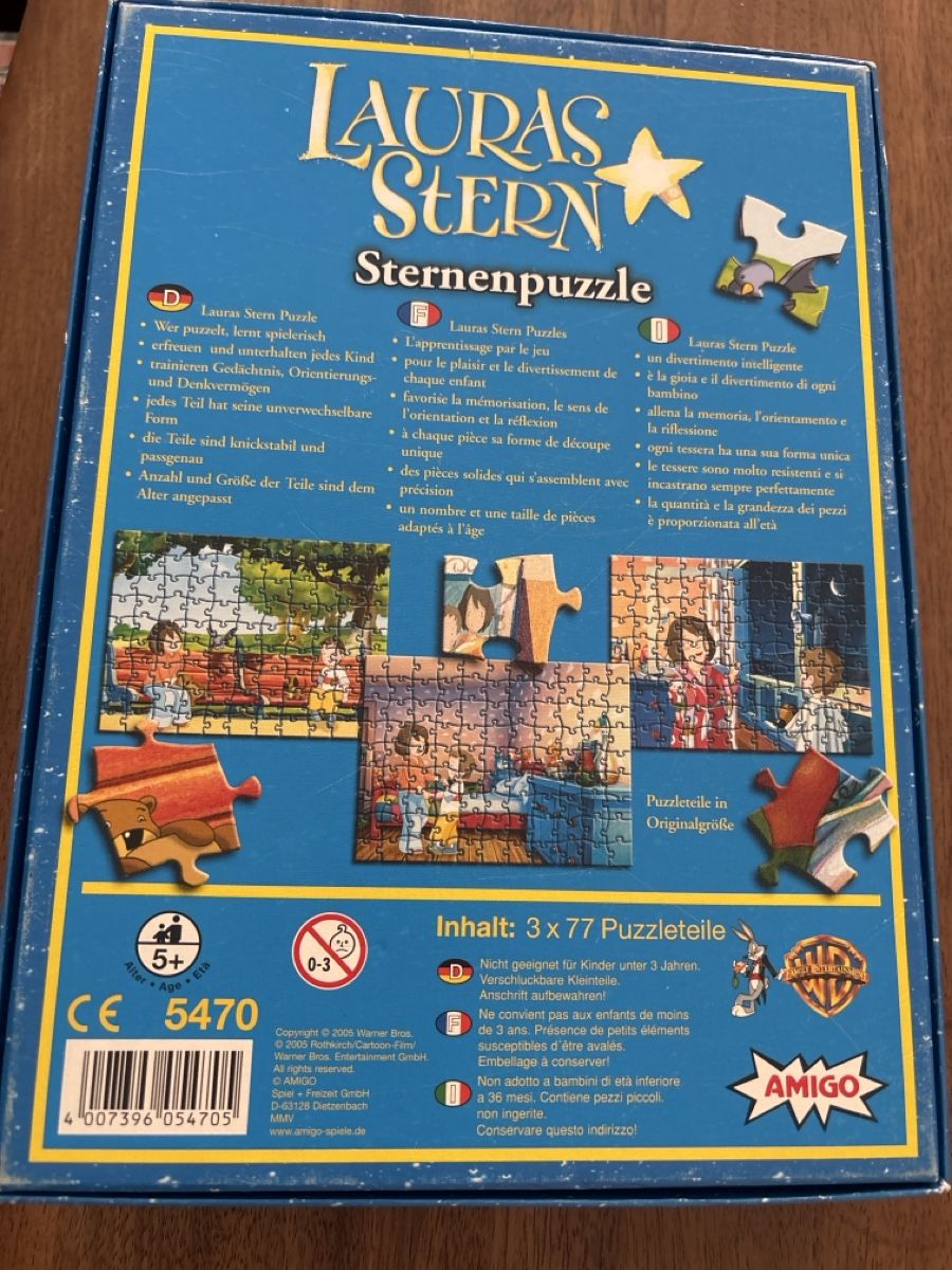 Puzzle: Laura's Stern Sternenpuzzle 3x77 Teile – Usato da Kriens venduto da mir_v8ww 4