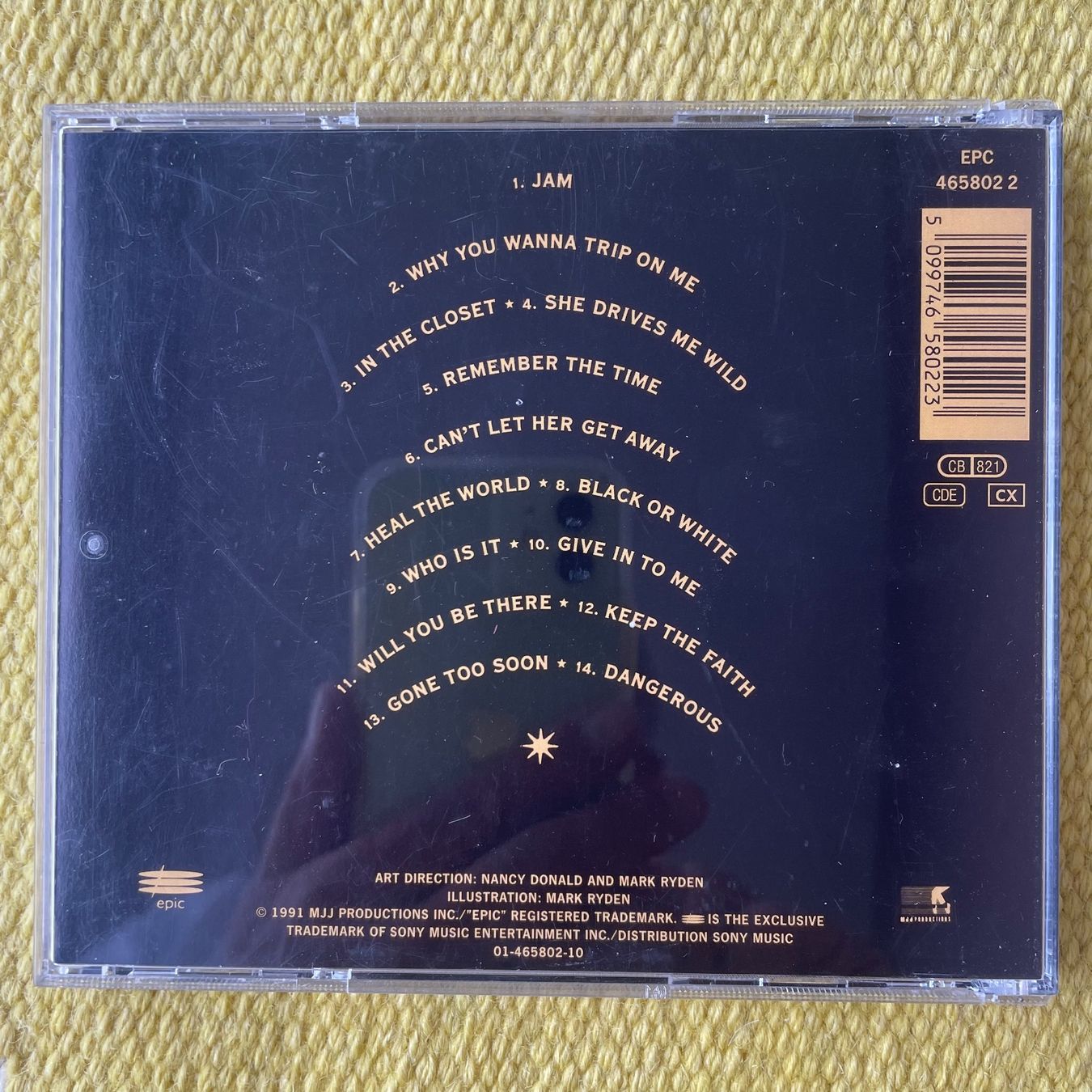 CDs: MICHAEL JACKSON-DANGEROUS – Gebraucht aus Rorschacherberg von CD-Roli 1