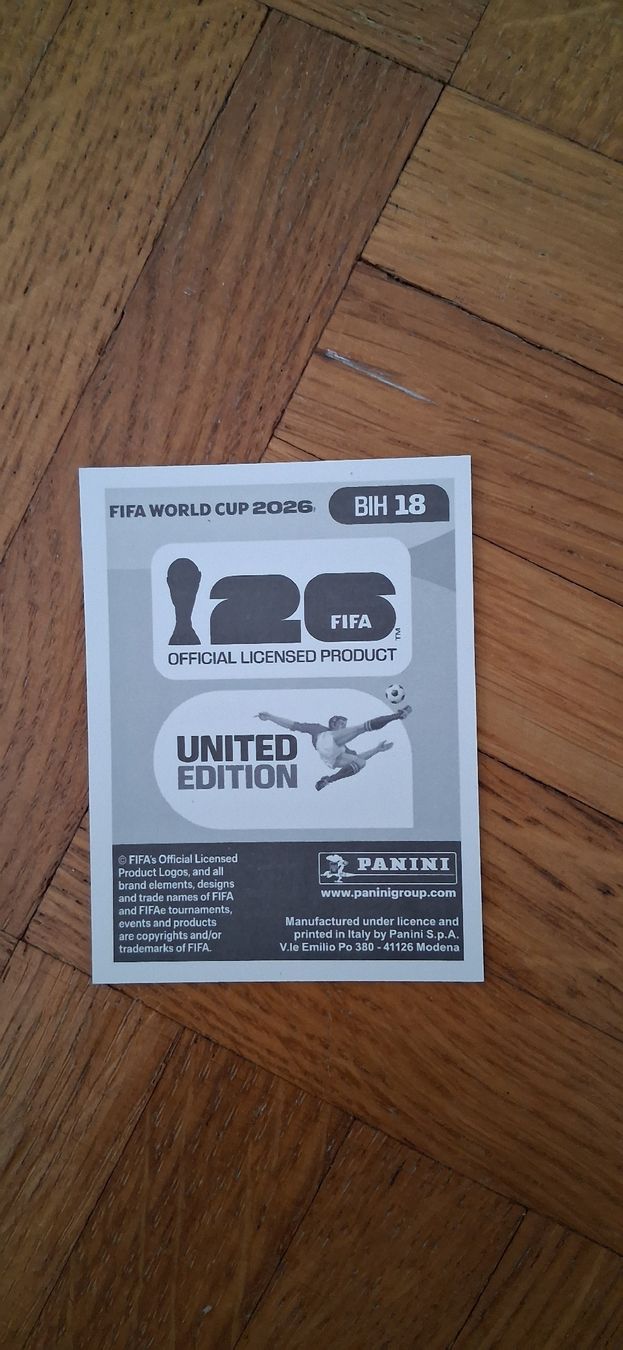 Panini Carte collezionabili: WM- Panini 2026 Sticker Edin Džeko – Usato da Zürich venduto da Pryter 1