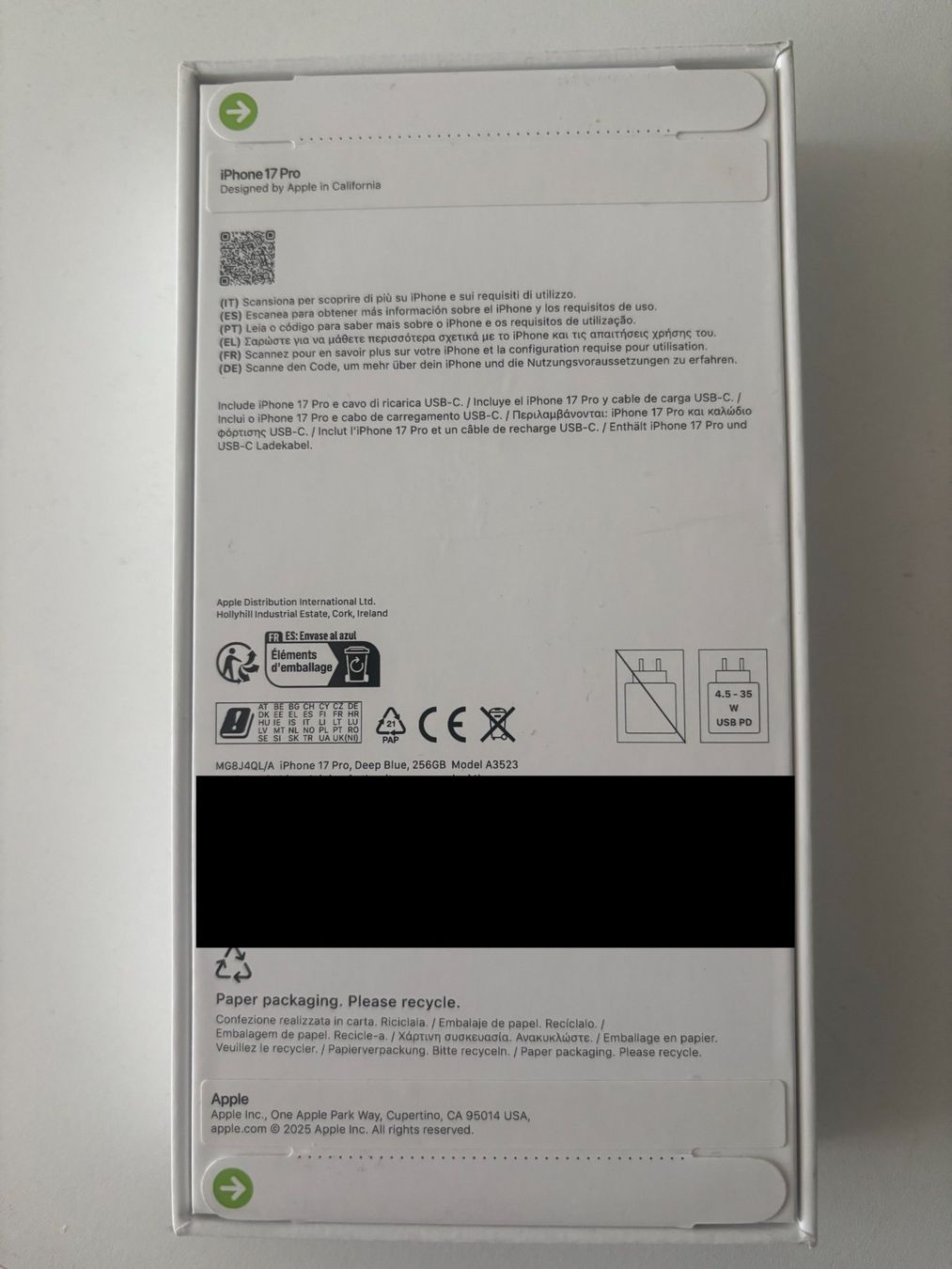 Apple Handys / Smartphones: Apple iPhone 17 Pro 256GB - Deep Blue - NEU – Neu und originalverpackt aus Zürich von mikolajn 1